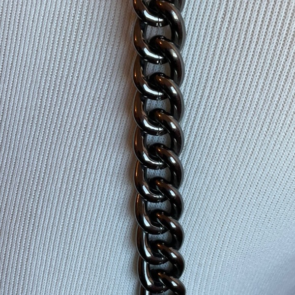 Rebecca Minkoff Gunmetal Chain Crossbody - Picture 5 of 14